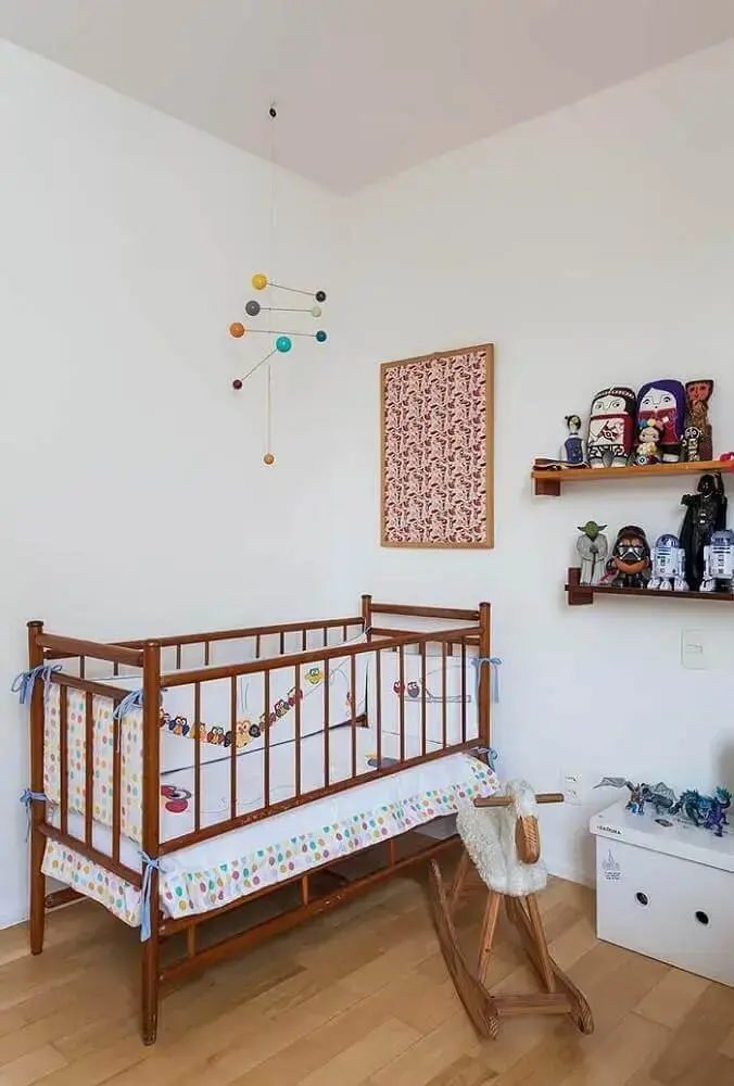 brinquedos e móveis de madeira para decoração de quarto de bebê simples barato Foto Home Decoo