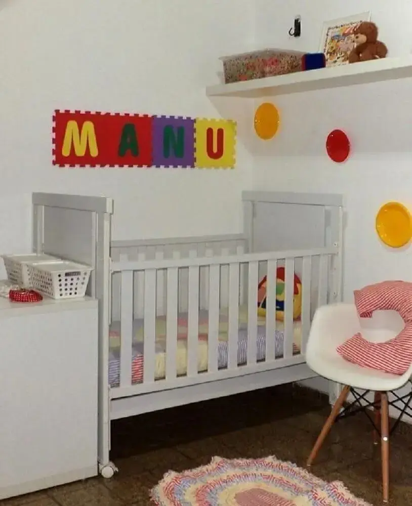 decoração para quarto de bebê simples e barato Foto Sueli Coelho