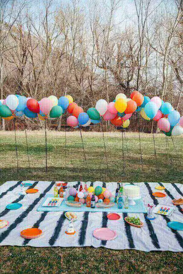 Decoração dia das crianças picnic