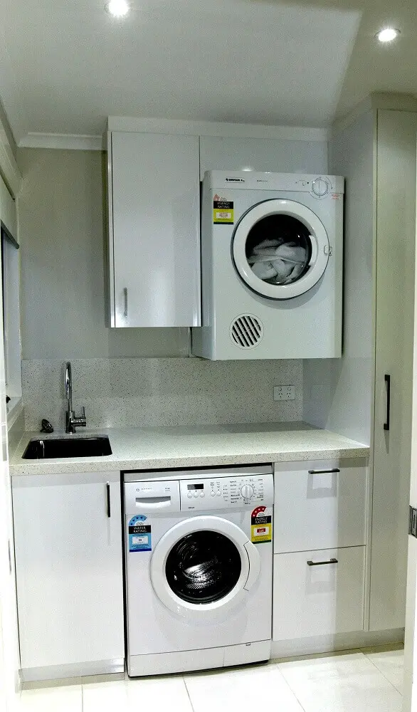 armário para lavanderia pequena planejada Foto Home Design Gallery Ideas