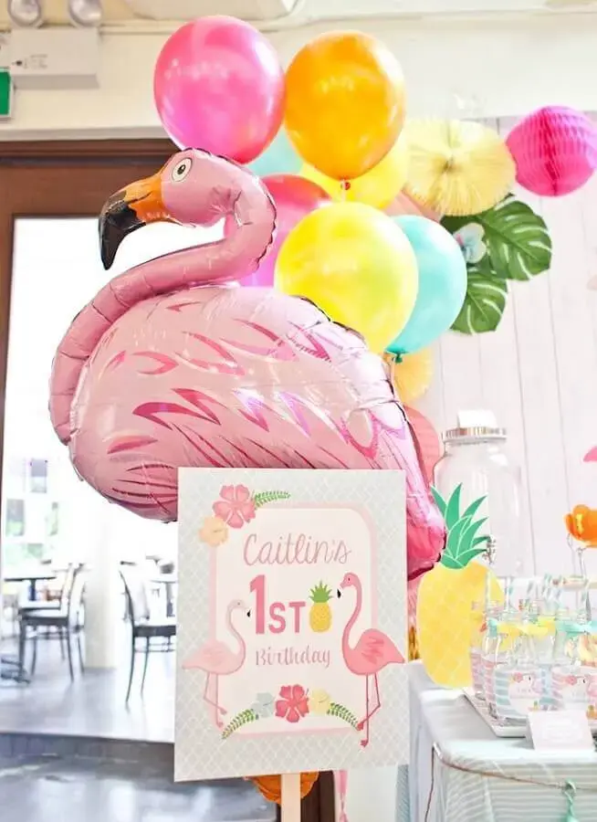 balões para festa flamingo tropical Foto Roofing Brooklyn