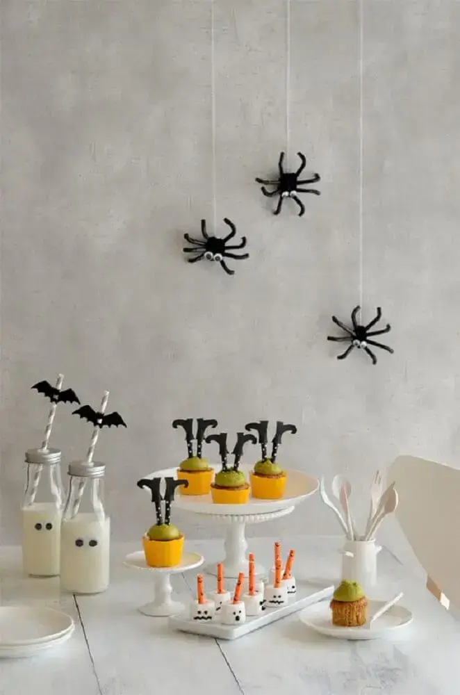 festa de halloween com decoração simples Foto Pinterest