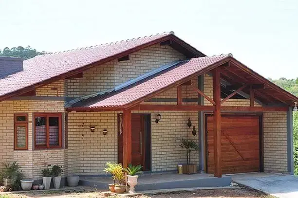 Casas pré-fabricadas com tijolinhos