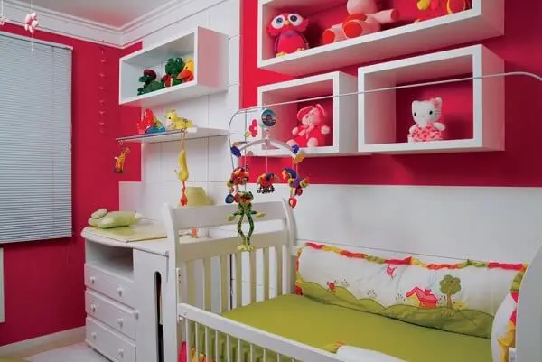 Nichos para quarto de bebê na decoração