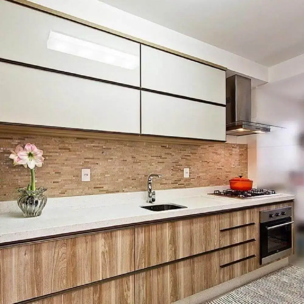 armário de cozinha planejado em marcenaria Foto Mendonça Pinheiro Interiores