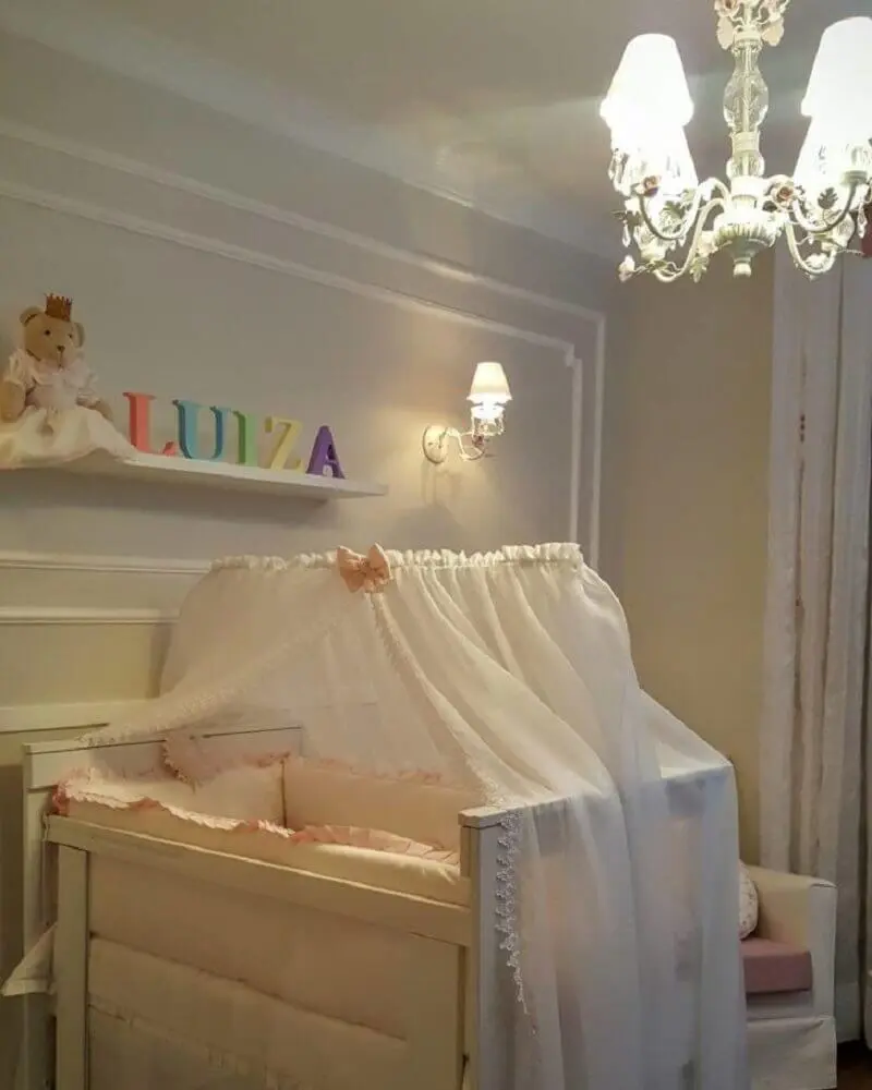 moldura de parede para quarto de bebê decorado Foto Patrícia Ribeiro de Assis