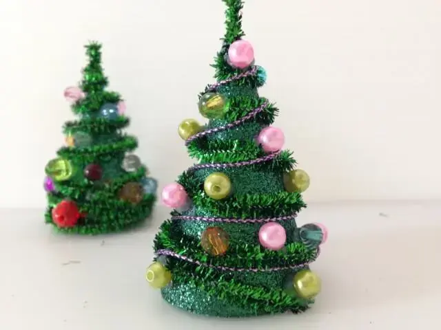Árvore de natal artesanal mini Foto de YouTube