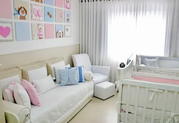 Quadro para quarto de bebê delicado