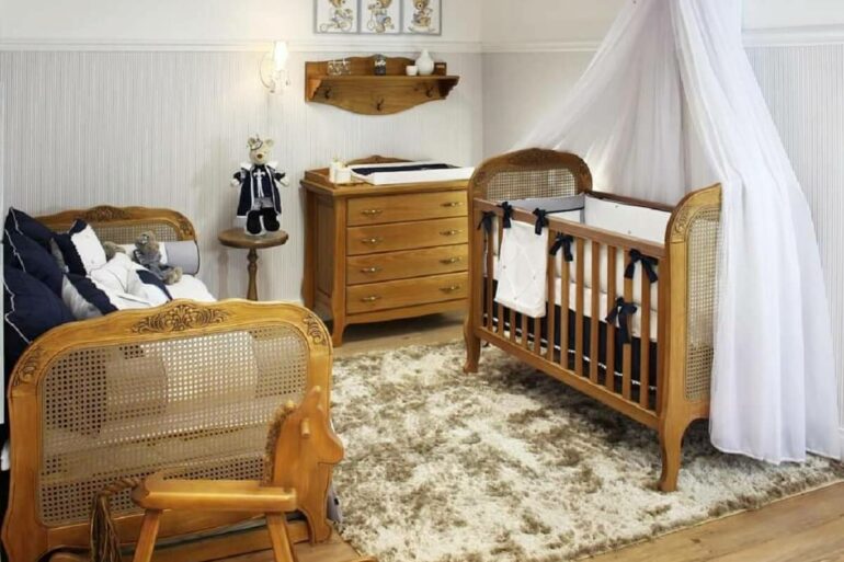 Opte por modelos de tapete felpudo antialérgico para o quarto de bebe. Fonte: Hapiness Baby Store