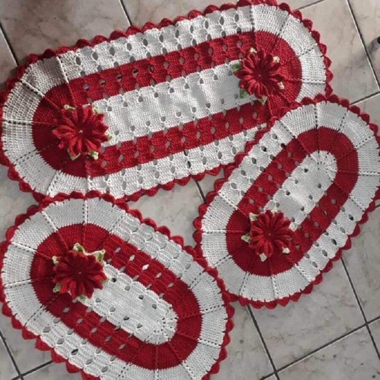 Tapete De Crochê Com Flores Saiba Como Usar 60 Modelos
