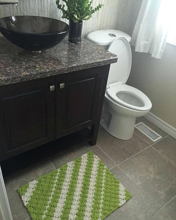 tapete para banheiro pequeno