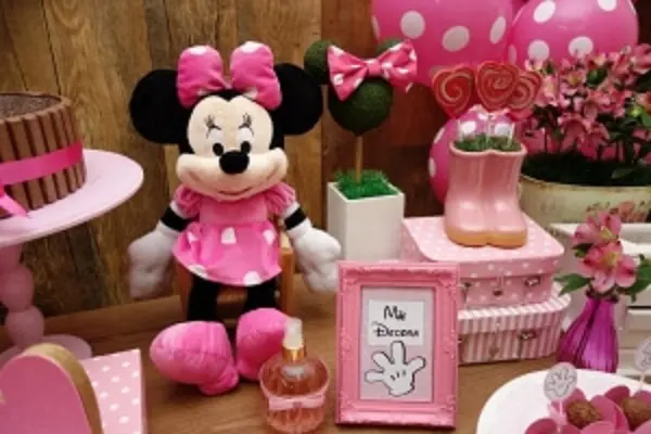 Itens de decoração para festa da Minnie