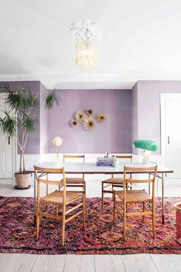 cor lilás combina com qualquer ambiente da casa