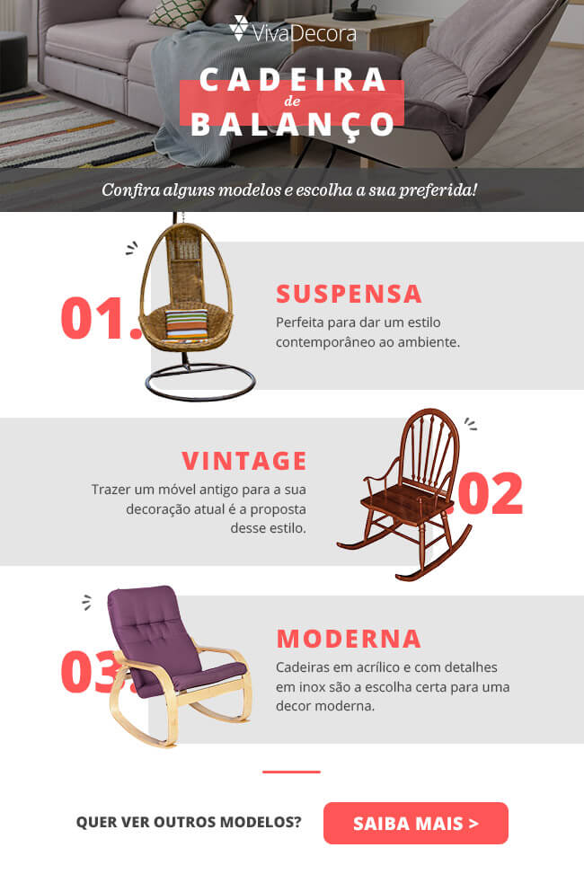 Infográfico - Cadeira de balanço
