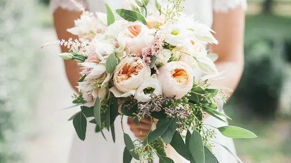 Buquê de flores para noiva