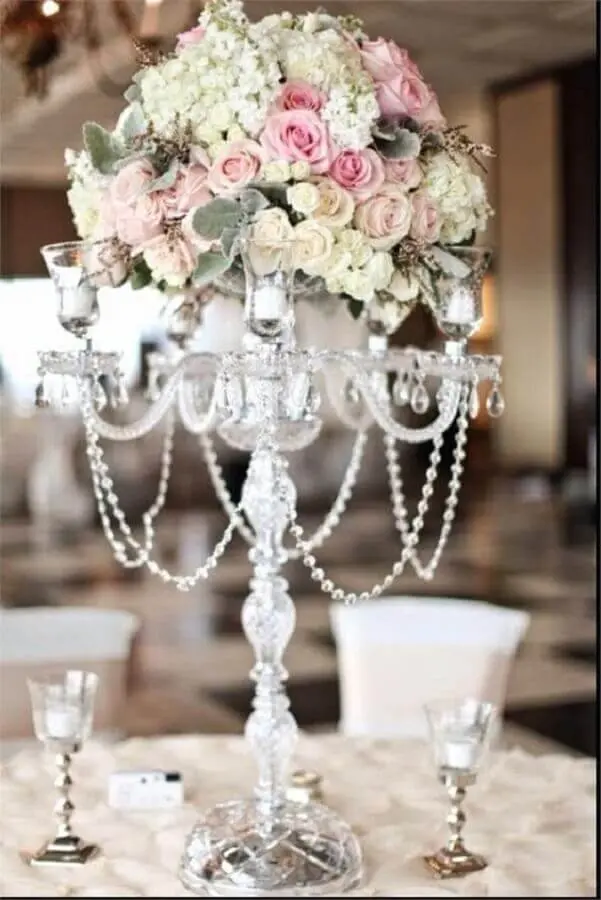 arranjo de flores para decoração bodas de pérola Foto Wedding Ideas