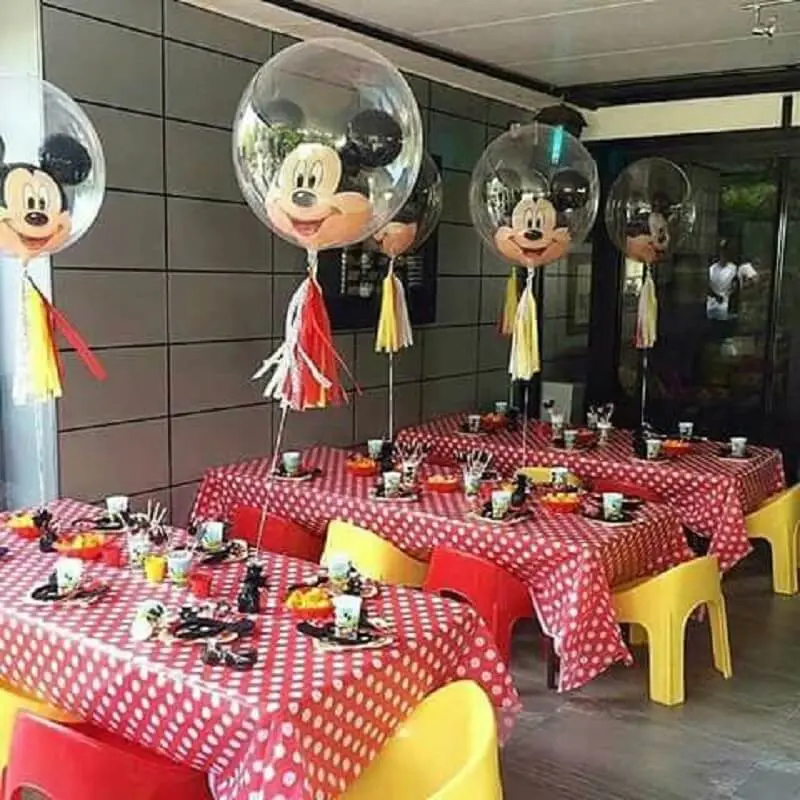 balões para festa do mickey simples Foto 5Miles