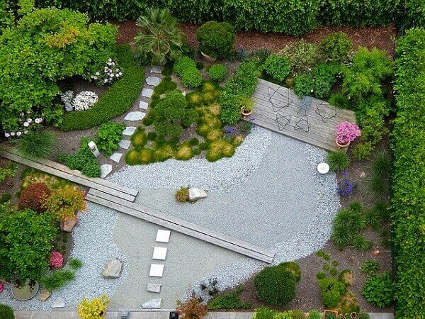 Jardim Japonês visto de cima