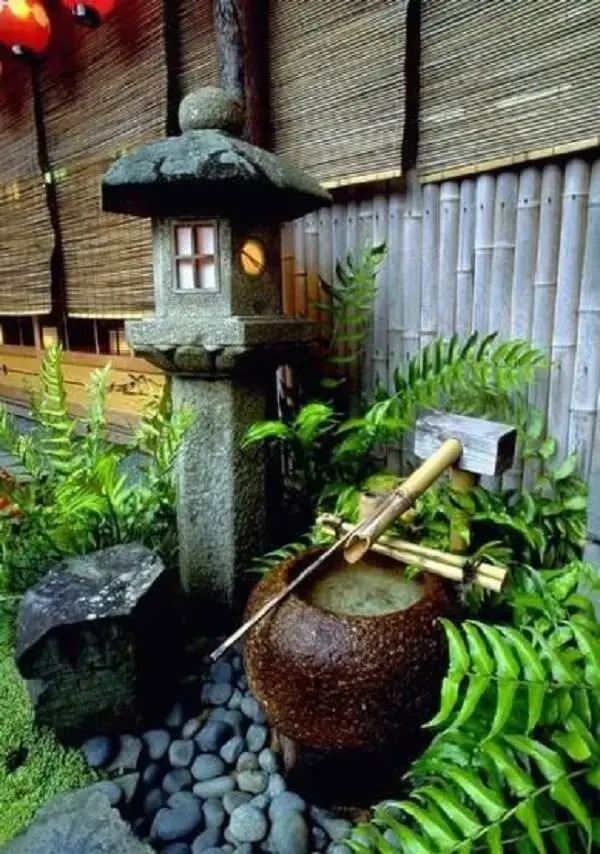 Misture pequenas pedras e bambu e o resultado do seu Jardim Japonês será incrível