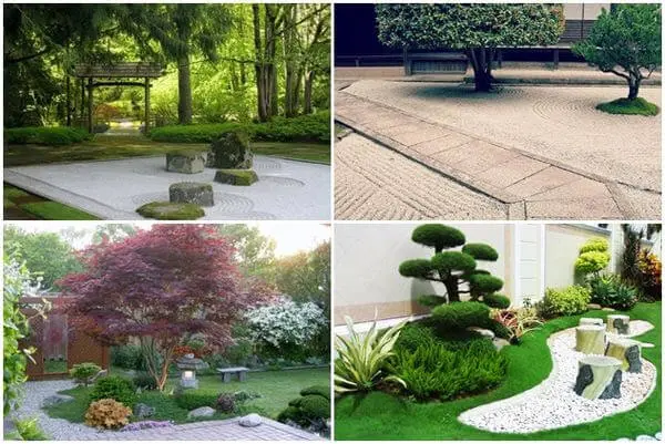 Pedras, cascalho e areia são elementos essenciais presentes no Jardim Japonês 