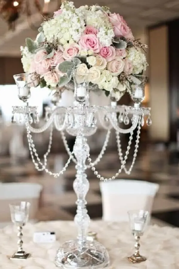 arranjo de rosas para decoração de bodas de casamento Foto Wedding Ideas