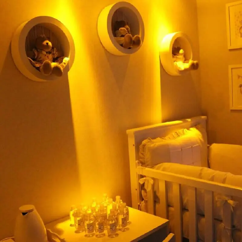 nicho redondo para quarto de bebê Foto Emeriele Laurido