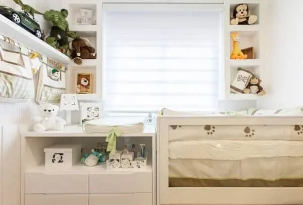 As persianas romanas para quarto de bebê trazem conforto ao ambiente