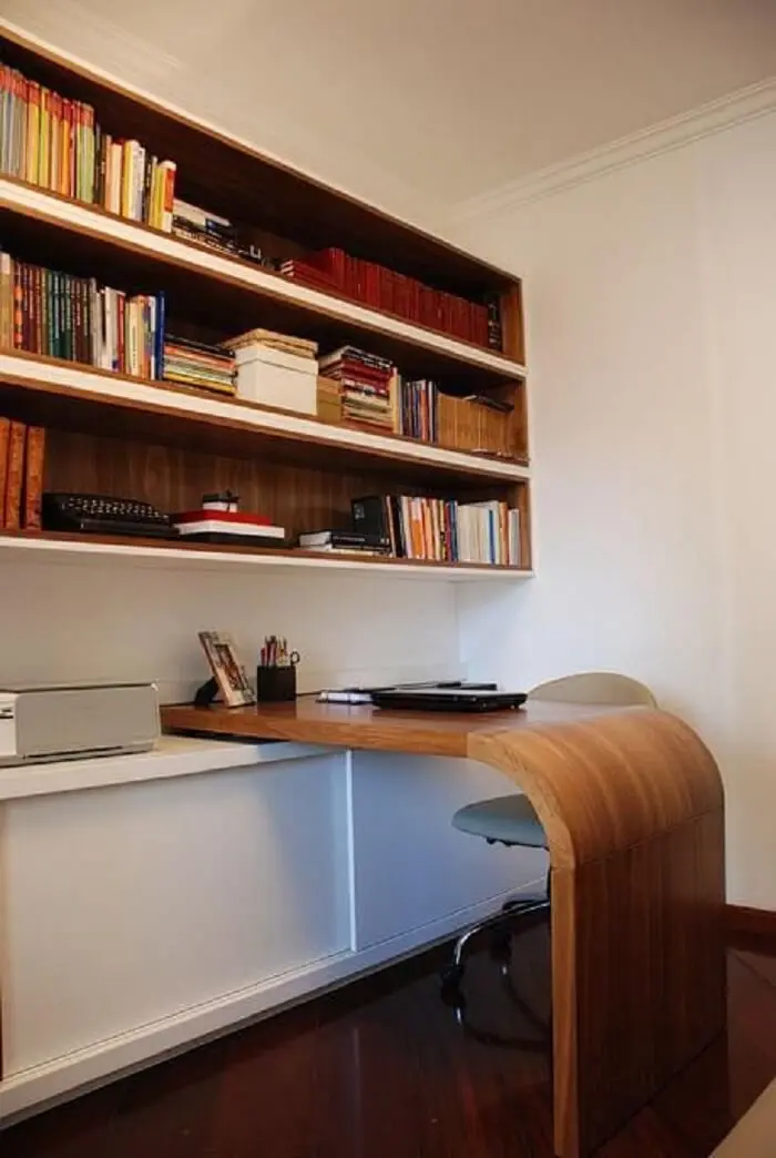Home office com cadeira para escritório secretária