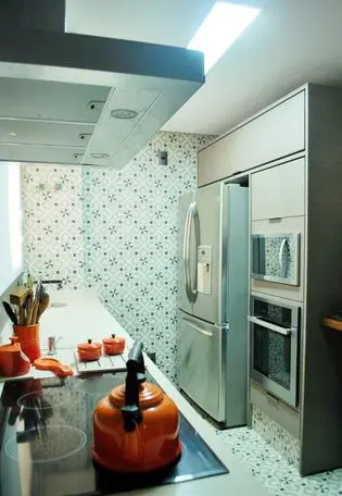eletrodomésticos para cozinha - cozinha com ladrilhos