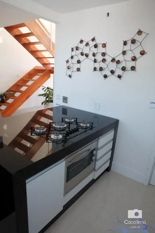 fogão cooktop - cozinha com cooktop em granito são gabriel 