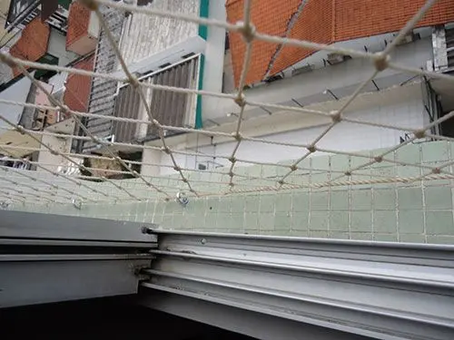 redes de proteção - janela com rede