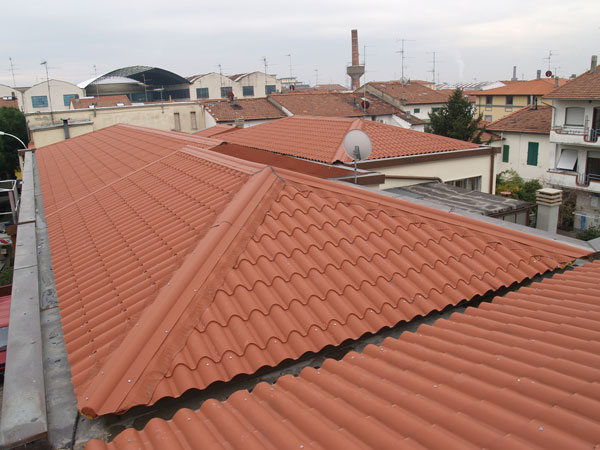 telha portuguesa - telhado grande 