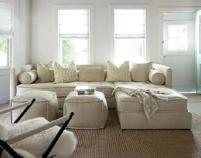 Tecido para sofá de linho se encaixa perfeitamente em ambiente rústico