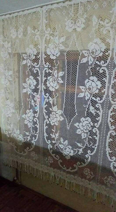 cortina de renda - cortina de renda vazada 