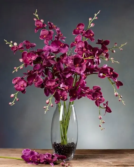 flores artificiais para decoração - orquídea artificial 