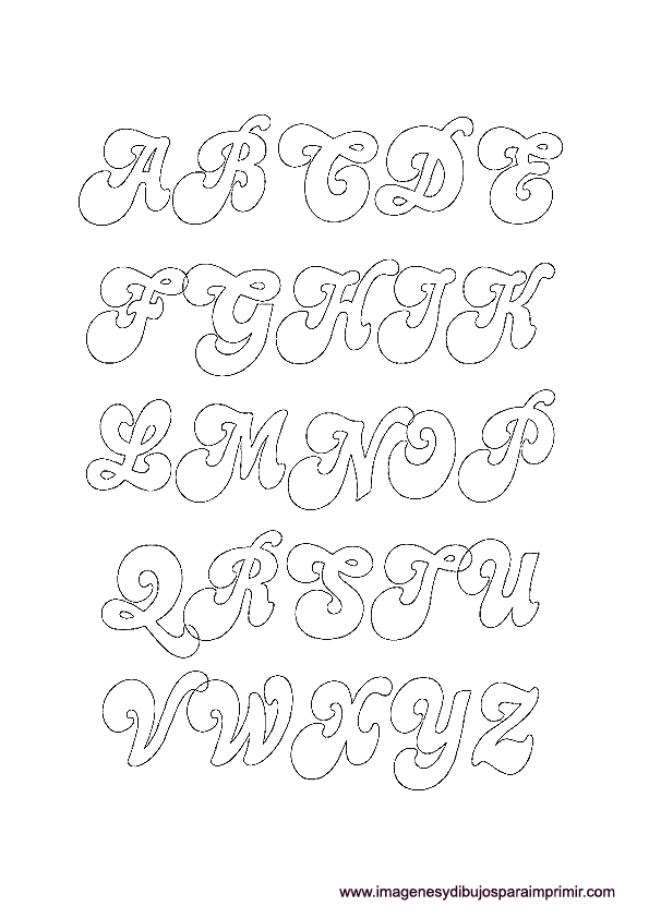 moldes de letras para imprimir