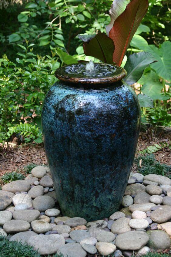 vaso vietnamita azul