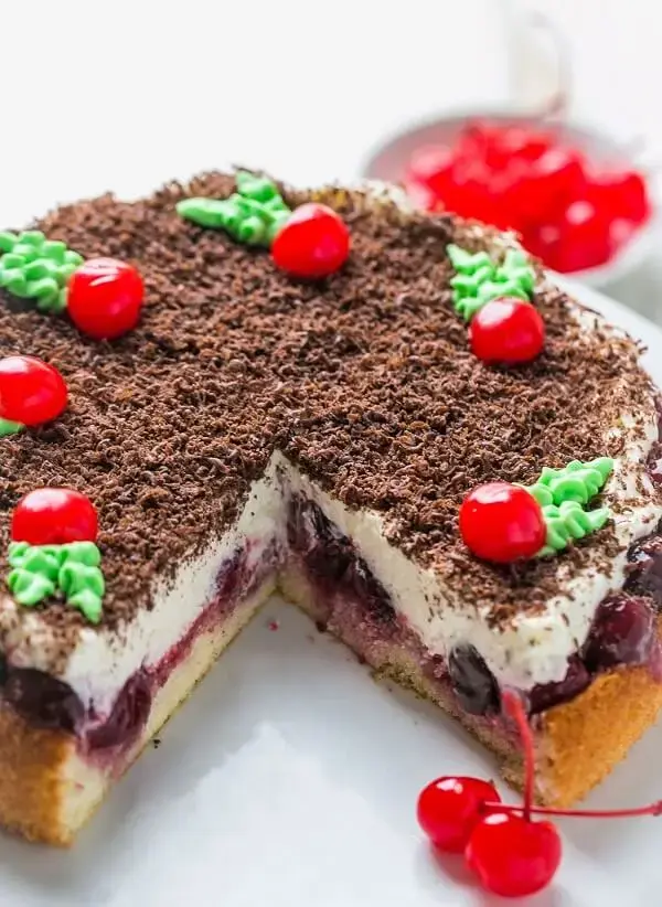 Mouth-watering Christmas cake