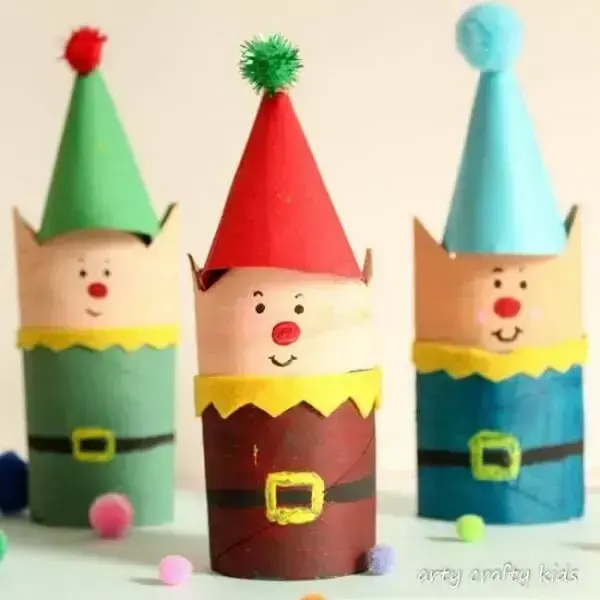 Paper elf as a Christmas souvenir for the kids
