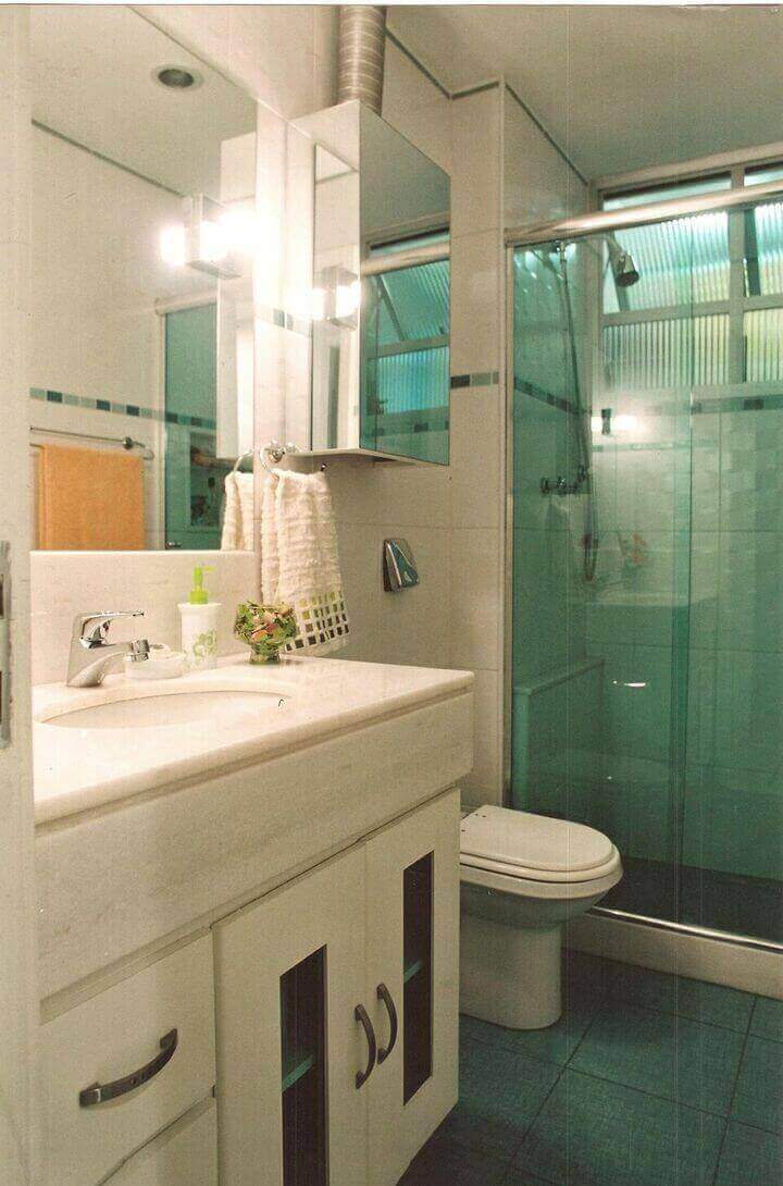 janela para banheiro - banheiro com box de vidro 