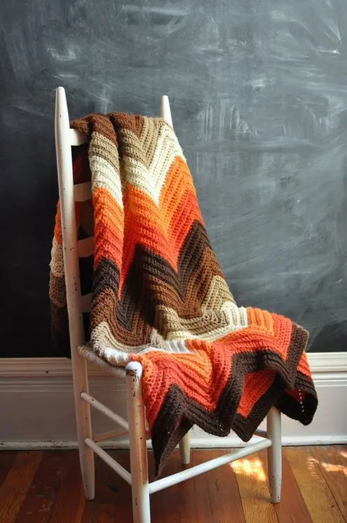 manta de crochê - manta colorida de cadeira 