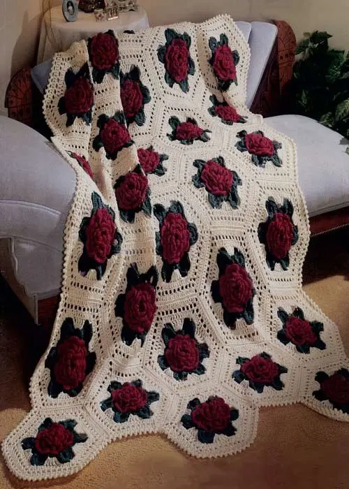 manta de crochê - manta de crochê florida 