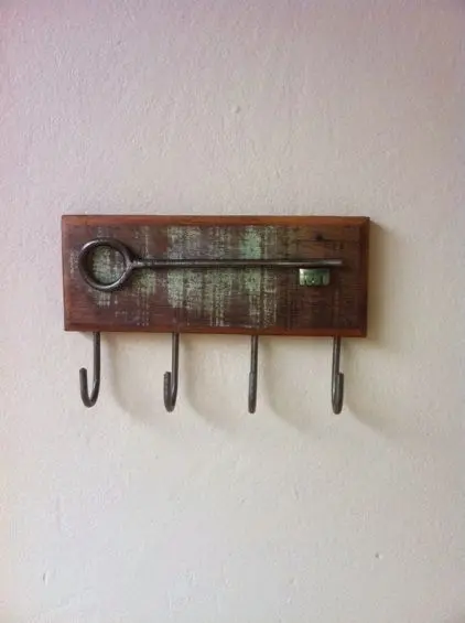 porta chaves rústico simples 