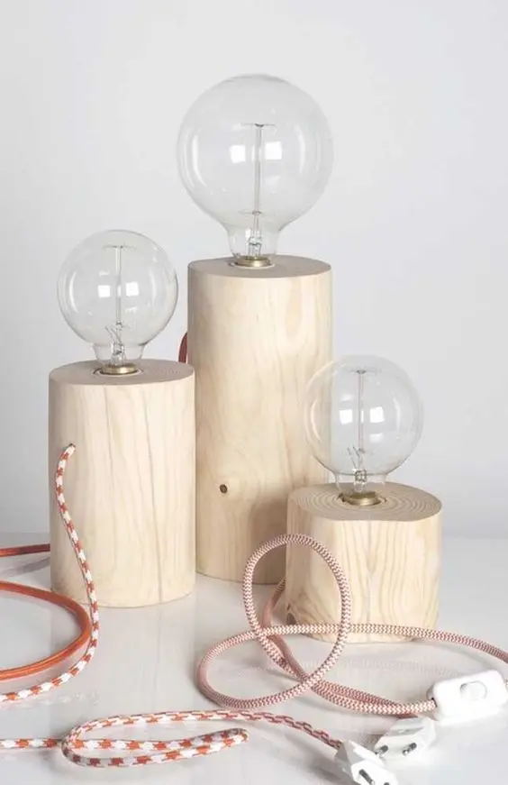 tipos de lâmpadas - luminárias simples 