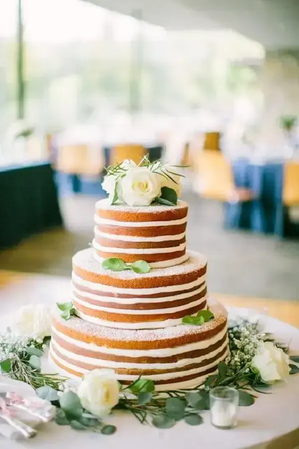 Topo de Bolo Casamento Rustico para bolos com 3 ou mais andares.