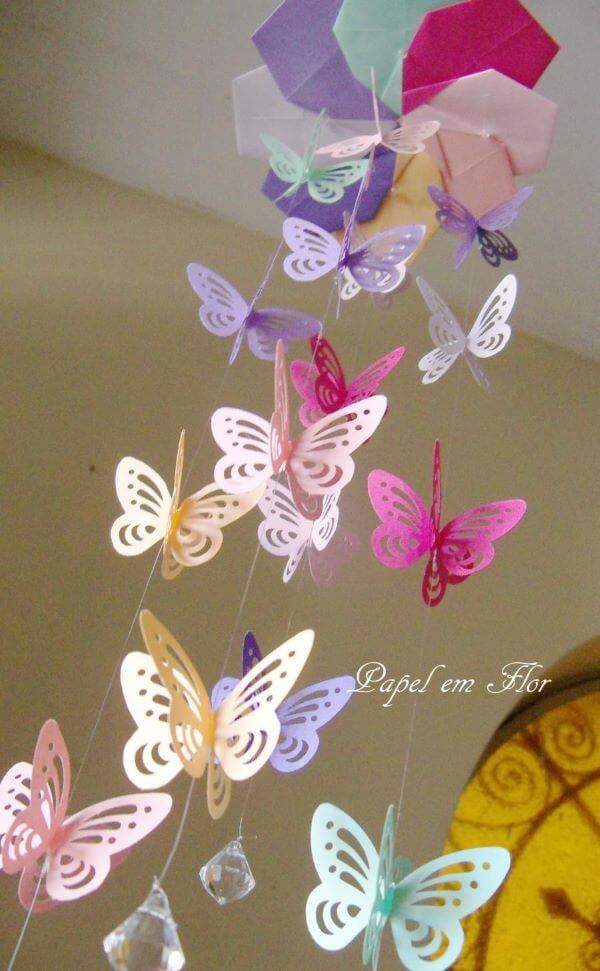 borboletas de papel coloridas 