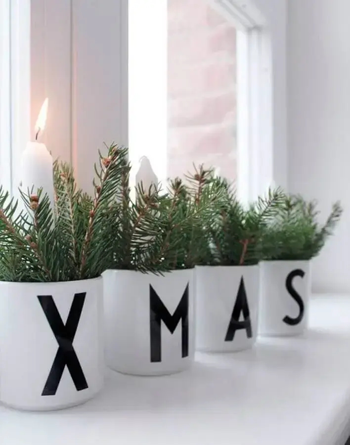decoração natalina minimalista Foto ThaiTicketMajor