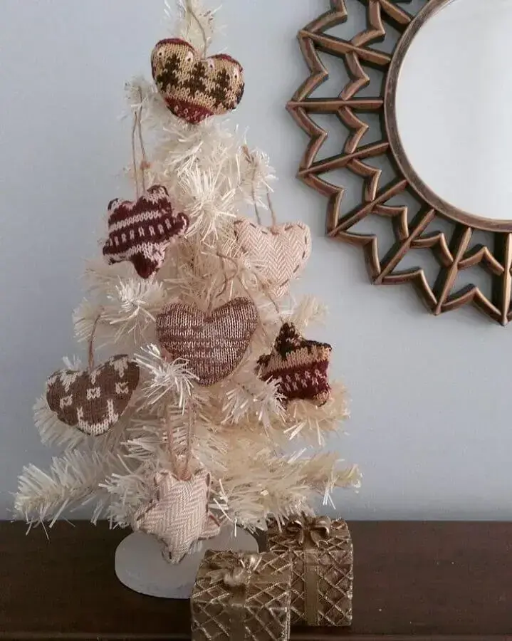 enfeites de crochê para árvore de natal pequena Foto Acesso Decor