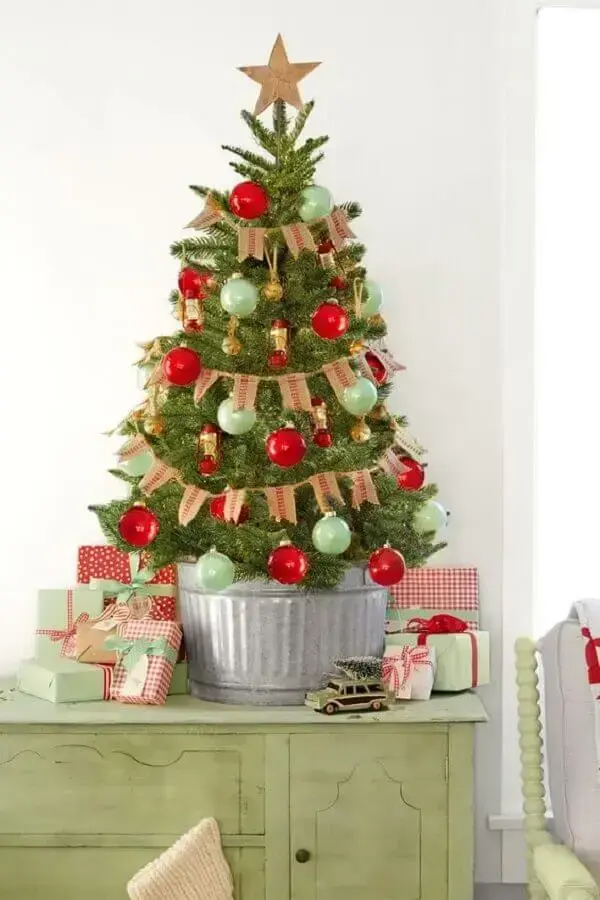 Small Christmas Tree Decorations Ornaments Photo Country Living Magazine