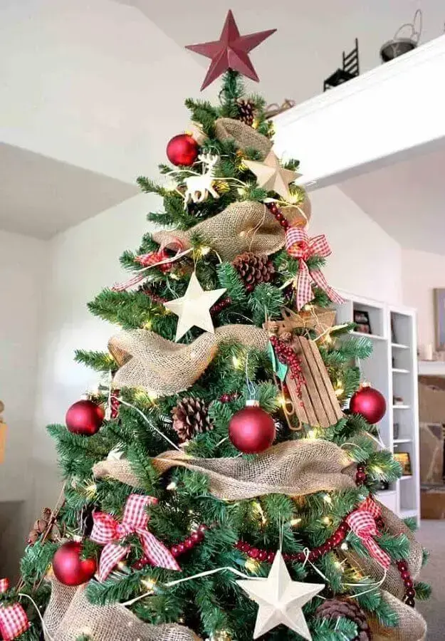 kit enfeites para árvore de natal tradicional Foto Pinterest